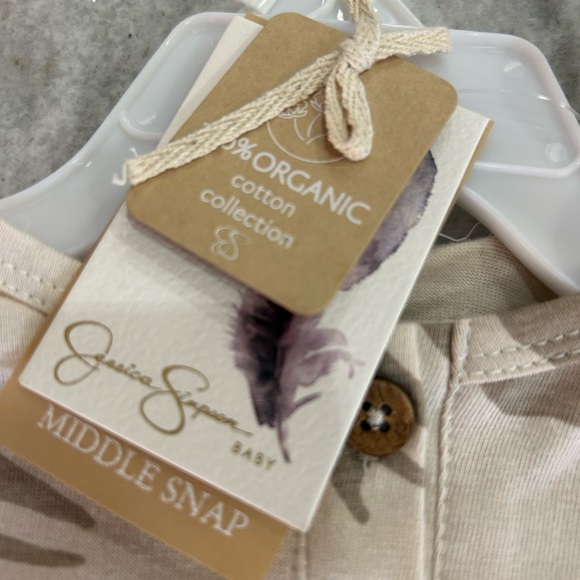 Jessica Simpson Footie 100% Organic Cotton Collection Size 6-9 M - Picture 4 of 7